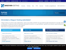 Tablet Screenshot of mhosting.hu